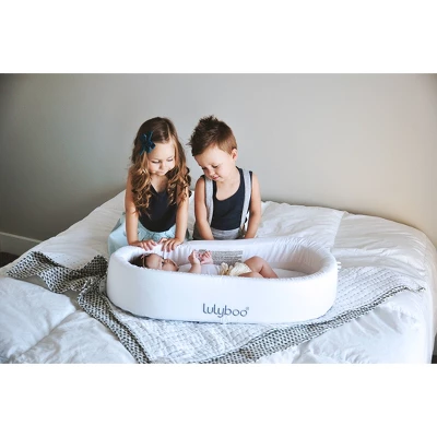 Lulyboo Portable Baby Lounge Replacement Cover - White - Image 6