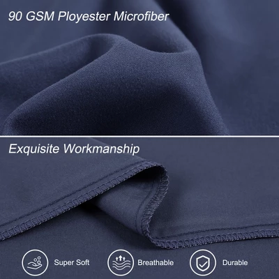 PiccoCasa Body Solid Soft Replacement Covers 90GSM Microfiber Pillowcases 1 Pc - Image 2