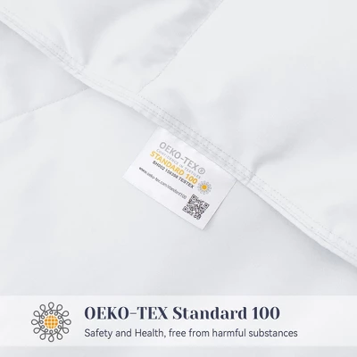 Peace Nest 360 Thread Count White Down Comforter Duvet Insert - Image 6