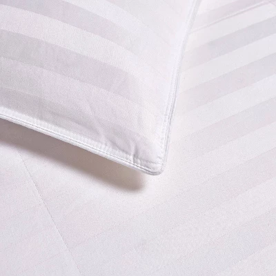 Siberian 500 Thread Count Damask Striped White Down Pillow - Blue Ridge Home Fashions - Image 3