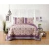 Standard Lola Sham Purple/Ivory - Jessica Simpson