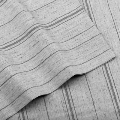 King Printed Pattern Peached Cotton Percale Melange Sheet Set Minimal - Macaron - Image 6