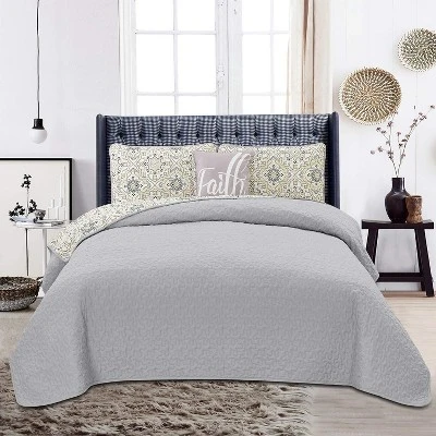 Quilt Set Reversible Down Alternative - Hannah Linen - Image 2