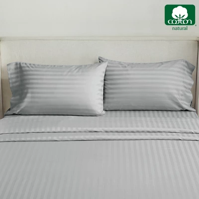 Luxury 500 Thread Count Pillowcase Set - 100% Cotton Sateen, Cool & Breathable By California Design Den