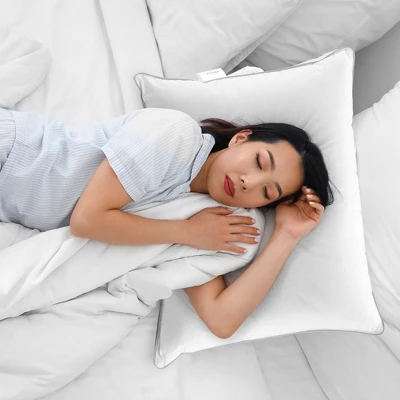 Cheer Collection Set Of 4 Standard Size Down Alternative Pillows (20" X 28") - Image 3