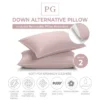 Soft Density Side/Back Sleeper, Down Alternative Pillow With MicronOne Technology, And Removable Pillow Protector - 2 Pack
