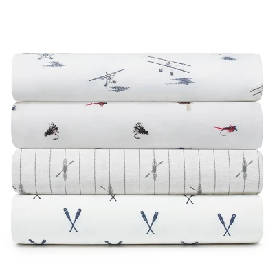 Printed Pattern Percale Cotton Sheet Set - Eddie Bauer - Image 3