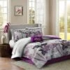 Kendall 9 Piece Comforter Set - Purple (Queen)