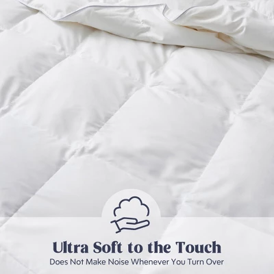 Peace Nest 360 Thread Count White Down Comforter Duvet Insert - Image 5