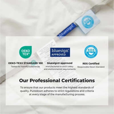 Peace Nest Weighted Down Comforter Duvet Insert - Image 5