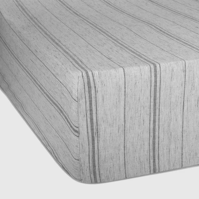 King Printed Pattern Peached Cotton Percale Melange Sheet Set Minimal - Macaron - Image 2