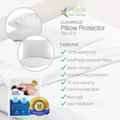 Hygea Natural Premium Bed Bug Pillow Cover