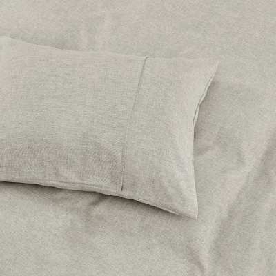 Peace Nest Solid Faux Linen Duvet Cover Set - Luxurious Comfort - Image 4