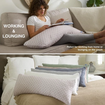 Pharmedoc Pregnancy Pillows, Shredded Memory Foam, Maternity Pillow For Sleeping - Image 4