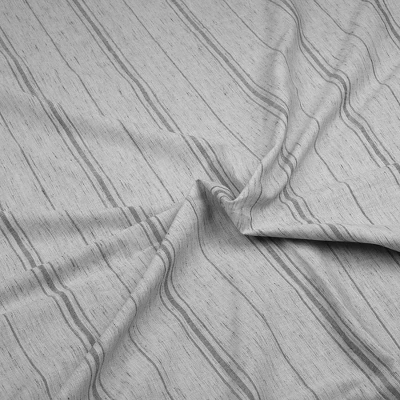 King Printed Pattern Peached Cotton Percale Melange Sheet Set Minimal - Macaron - Image 4