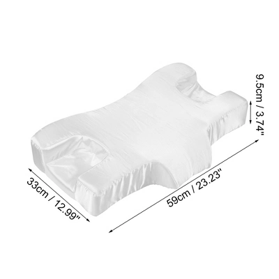 Unique Bargains Satin Home Sleeping Neck And Shoulder Pain Ease Bed Memory Foam Pillow 1Pcs - Image 3