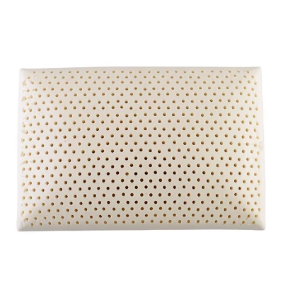 Cheer Collection Latex Memory Foam Pillow With Washable Cover - White (24" X 16" X 4") - Image 7