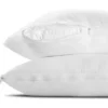 Right Choice Bedding 100% Cotton Breathable Pillow Protector With Zipper – (2 Pack)