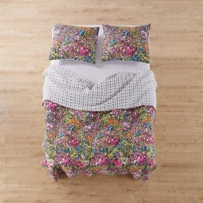 Basel Floral Quilt And Pillow Sham Set - Levtex Home - Image 4