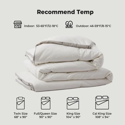 Peace Nest Weighted Down Comforter Duvet Insert - Image 6