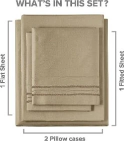 6 Piece Microfiber Solid Sheet Set - CGK Linens