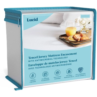 Essence Encasement Mattress Protector With Antimicrobial Technology - Lucid - Image 7