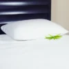 SafeRest Waterproof Pillow Protector (1) - Zippered Dust Mite Pillow Cover - Hypoallergenic Pillow Covers