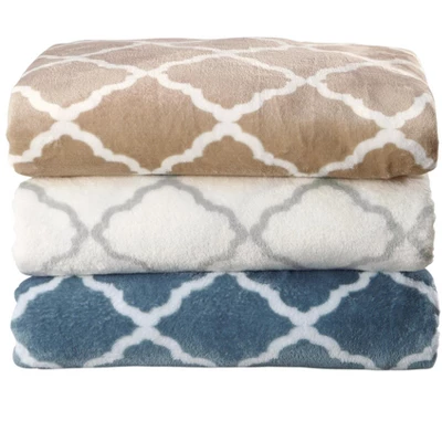 Great Bay Home Printed Velvet Plush Warm And Cozy Fleece Sheet Set - Image 6