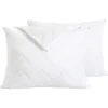 Waterguard Quilted Waterprof Cotton Top Pillow Protector Set Of 8 White