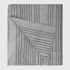 Twin Printed Pattern Peached Cotton Percale Melange Sheet Set Ann - Macaron