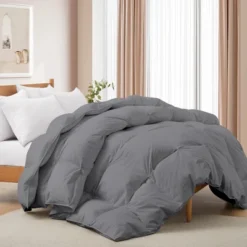 Peace Nest All Season White Goose Down Comforter