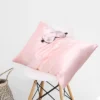 1 Pc Standard Silk For Hair And Skin Pillowcase Rose - PiccoCasa