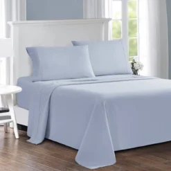 Solid Sheet Set With SILVADUR Antimicrobial Protection - Pur & Calm