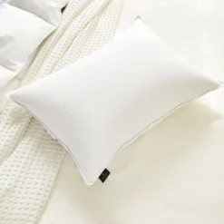 Farm To Home 100% Organic Cotton Medium Firm White Down Bed Pillow