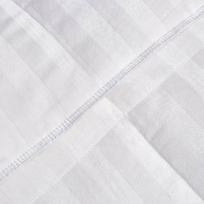Siberian 500 Thread Count Damask Striped White Down Pillow - Blue Ridge Home Fashions - Image 2