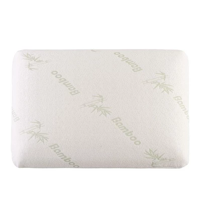 Cheer Collection Latex Memory Foam Pillow With Washable Cover - White (24" X 16" X 4") - Image 6