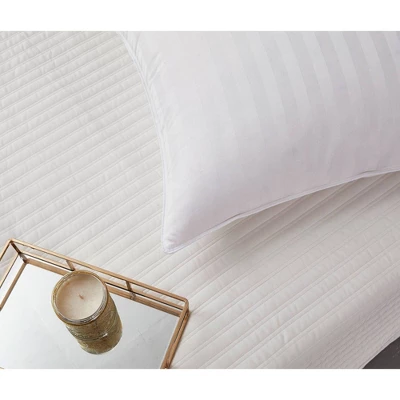 Supreme Cotton Damask Down Pillow White - Blue Ridge Home Fashions - Image 2