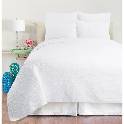 C&F Home 26" X 26" Tranquil Waves White Euro Sham - Image 2