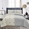 Quilt Set Reversible Down Alternative - Hannah Linen